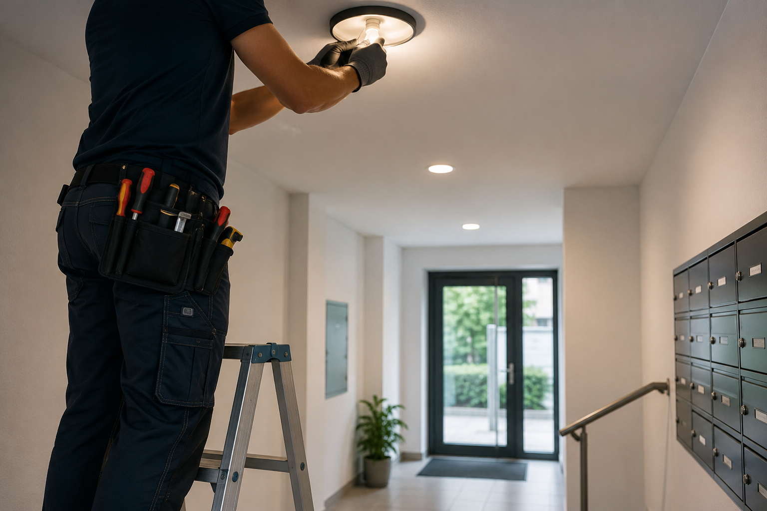 Smart Service Seyedi Gebäudereinigung Treppenhaus Bremen